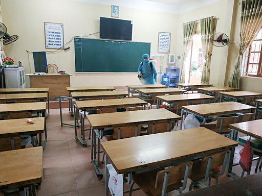 Vệ sinh trường học, khử trùng, diệt khuẩn